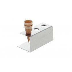 Ice cream cone holder, s/s