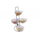 Buffet ladder 3-tier, chrome plated