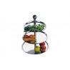 Fruit stand, 3 tiers, s/s