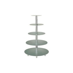 Wedding cake stand, aluminium