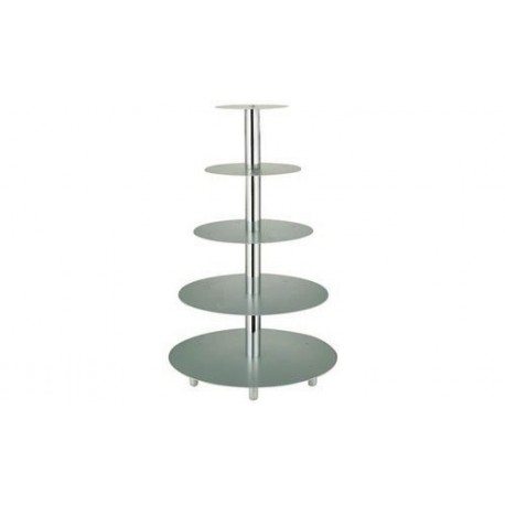 Wedding cake stand, aluminium