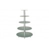 Wedding cake stand, aluminium