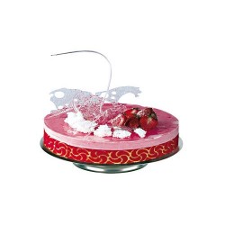 Cake stand, s/s