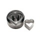 Set of 6 Heart Pastry Cutters