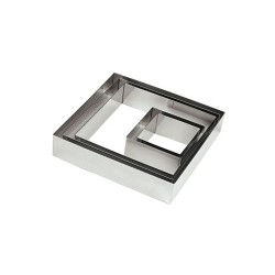 Stainless Steel Square Mousse Ring