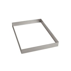 Stainless Steel Rectangular Mousse Ring