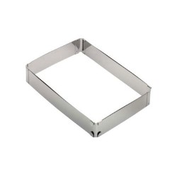 Stainless Steel Flexible Rectangular Mousse Ring