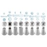 Set of 8 nozzles, s/s