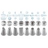 Set of 8 nozzles, s/s