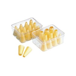 Set of 12 assorted PP nozzles