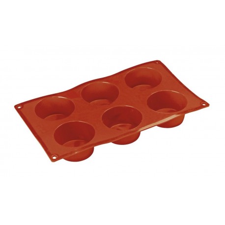 Silicone mould, 6 Muffins