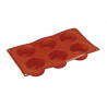 Silicone mould, 6 Muffins