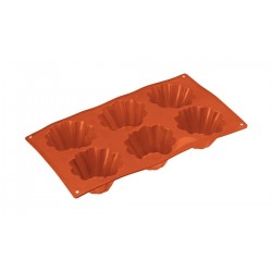 Silicone Brioche Mould 6 Cup