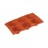 Silicone mould, 6 Briochettes