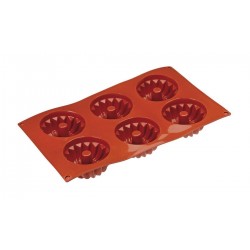 Silicone mould, 6 Mini-Gugelhopf