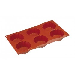 Silicone mould, 6 Cannelles