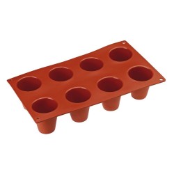 Silicone Babà Mould 8 Cup