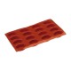Silicone mould, 16 Ovals