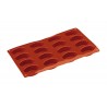 Silicone mould, 16 Ovals