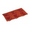 Silicone mould, 6 Pyramids