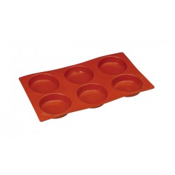 Silicone mould, 6 Mini Cakes