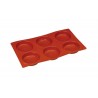 Silicone mould, 6 Mini Cakes