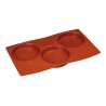 Silicone mould, 3 Bisquits