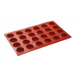 Silicone mould, 24 Pomponets