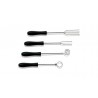 4-pcs set dipping forks, s/s