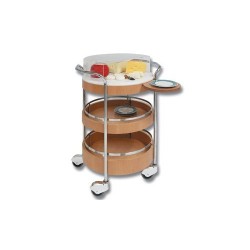 Cake and cheese trolley