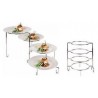 Serving stand, chrome plated