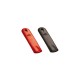 Silicone sleeve, red/black