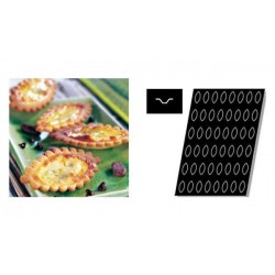 Silicone mould Flexipan®, Small oval tartlet