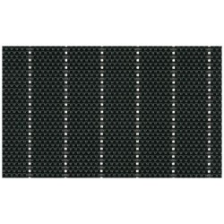 Table mat, BLACK PIN-STRIPED