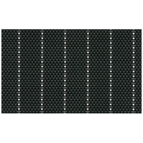 Table mat, BLACK PIN-STRIPED