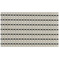 Table mat, WHITE PIN-STRIPED