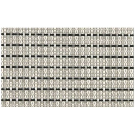 Table mat, WHITE PIN-STRIPED