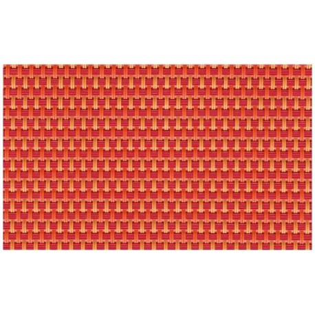Table mat, PINK-ORANGE
