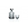 ADAGIO, Set Whisky decanter + 6 DOF tumblers