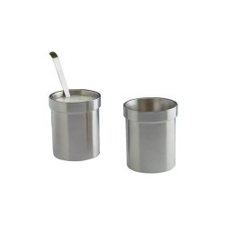 Double-wall dressing pot, s/s