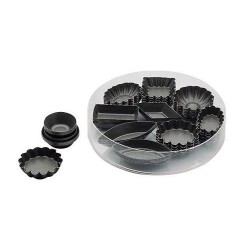 Set of Assorted Non Stick Mini Pastry Moulds