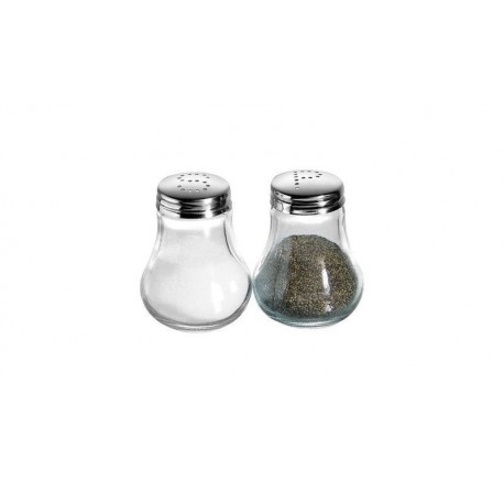 Salt/pepper shaker set, s/s