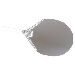 Oven pizza peel, stainless steel