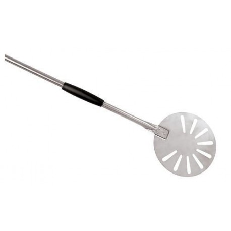 Perforated pizza peel, small, s/s