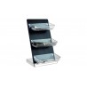 Multi rack 3-tier, wood/ABS