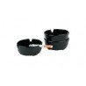 3-piece ashtray set, stackable