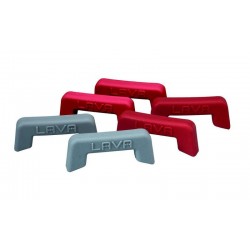 Silicone Handles Red/Grey, Square