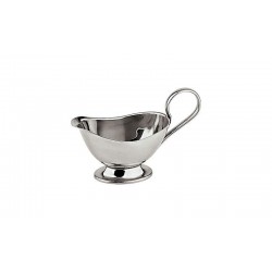 Gravy boat with foot, s/s
