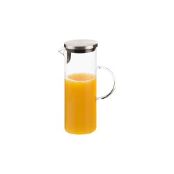 Juice pitcher, glass