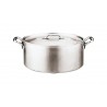 Oval saucepan with cover